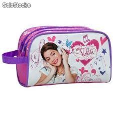 Neceser Doble Cremallera Violetta Disney