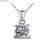 Necklace made of 925 silver with Swarovski® Zirconia. - 1