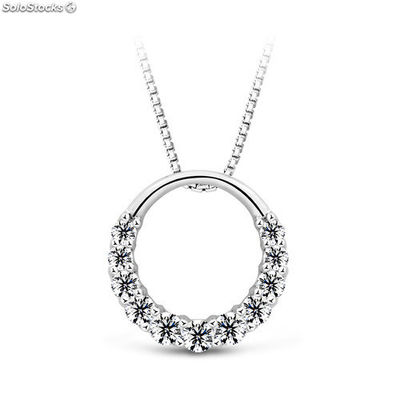Necklace of 925 silver created with Cubic Zirconite.