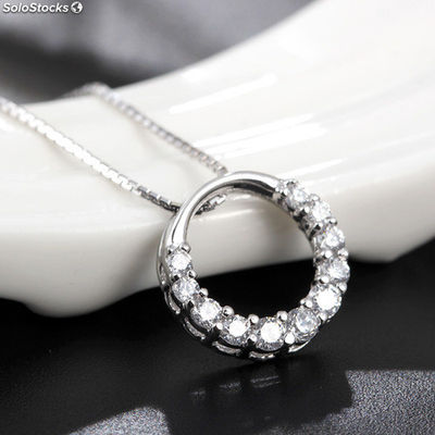 Necklace of 925 silver created with Cubic Zirconite. - Zdjęcie 2
