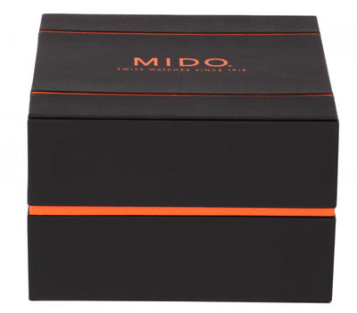 Negro cuero de la PU caja para relojes Mido - Foto 2