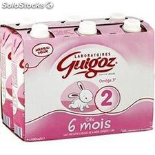 Nestle Lait Bebe Liquide 2eme Age Guigoz Les 6 Briques De 500 Ml