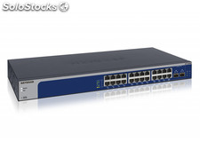 Netgear Switch 24x10GBT 2xSFP+ flüsterleise Metall - XS724EM-100EUS