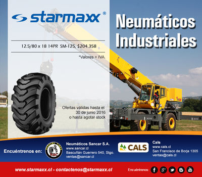 Neumáticos Starmaxx Industriales 12.5/80 x 18 14PR SM-125
