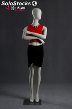 New abstract female mannequin pearl white
