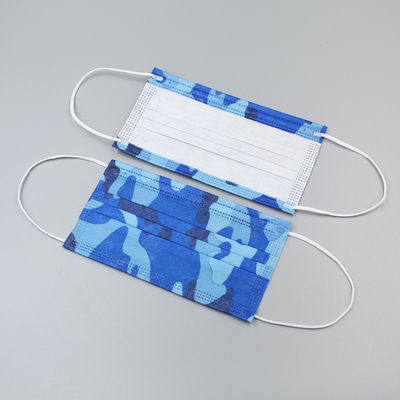 New camouflage adult disposable three-layer color protective thickened mask - Foto 3