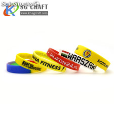 New Debossed Silicone Wristband.