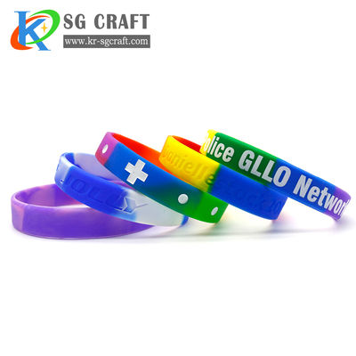 New Debossed Silicone Wristband. - Foto 4