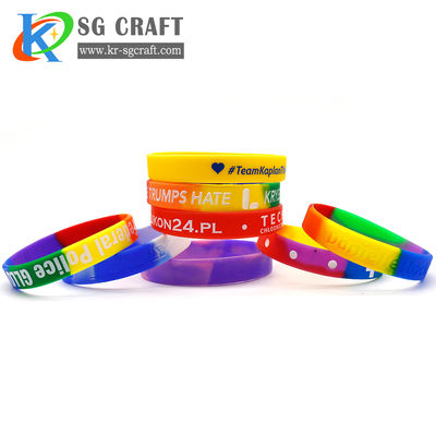 New Debossed Silicone Wristband. - Foto 5