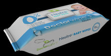 New ! doctor wipe&#39;s neutro wet wipes premium lid 72PCS