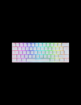 Newskill Pyros Speed Pro Ivory Teclado Gaming Inalámbrico, 60%, RGB, Antighosting, Switch Kailh Speed