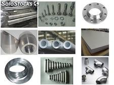 nickel alloy steel flange round bar wire rod fasteners tube pipe fittings