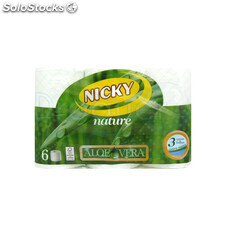 Nicky Nature papel Higienico Aloevera 6 roll