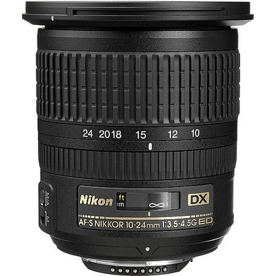 Nikon 10-24mm f / 3.5-4.5 g ed af-s dx Zoom-Nikkor lente