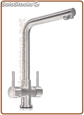 Ninety 3-way faucet 3/8&quot; Chrome