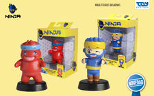 Ninja figura bailarina, azul-rojo