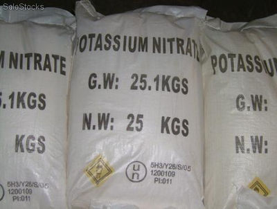 nitrato de potasio