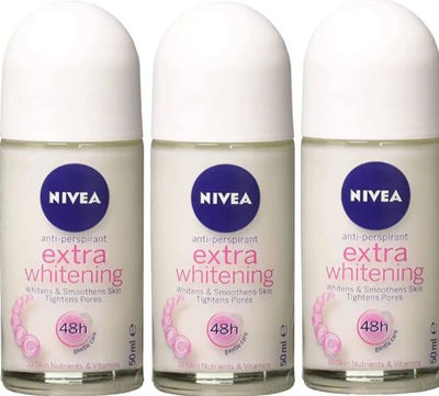 Nivea Deodorant Whitening Extra Care 48h Roll-on 50 ml - Foto 5