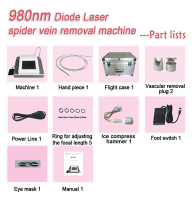 NO.4.1.1--- 980nm diode laser spider vein removal machine- Gray version - Foto 4