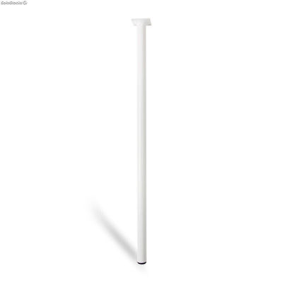 Nogi Rei 401g Cylindryczna Stal Biały Nowoczesny ( 3 x 80 cm)