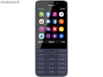Nokia 230 Revival Dual-sim-Handy Blau 16PCML01A01