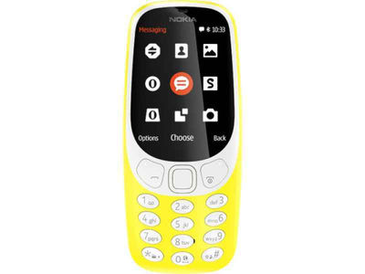 Nokia 3310 2.4Zoll Gelb Funktionstelefon A00028118