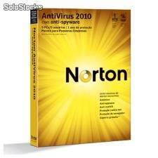 Norton antivirus 2010 pack com 10 mini box