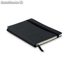 Notebook a righe in PU (A5) nero MIMO9108-03