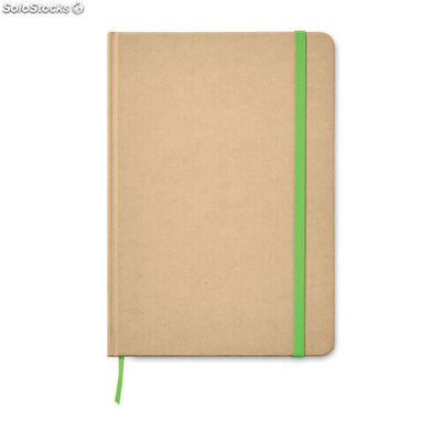 Notebook A5 cartão reciclado lima MIMO9684-48