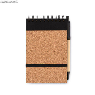 Notebook A6 in sughero c/penna nero MIMO9857-03