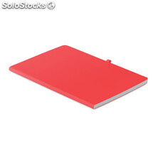 Notebook formato A5 in PU rosso MIMO6116-05