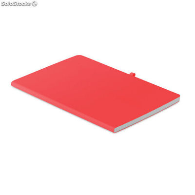 Notebook formato A5 in PU rosso MIMO6116-05