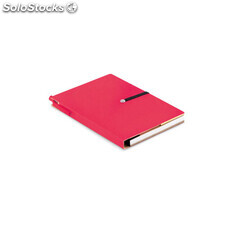 Notebook in carta riciclata rosso MIMO9213-05