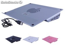 notebook pad enfriador netbook cooler pad hh002a con usb hub2.0