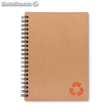 Notizbuch mit Steinpapier orange MIMO9536-10