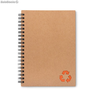 Notizbuch mit Steinpapier orange MIMO9536-10