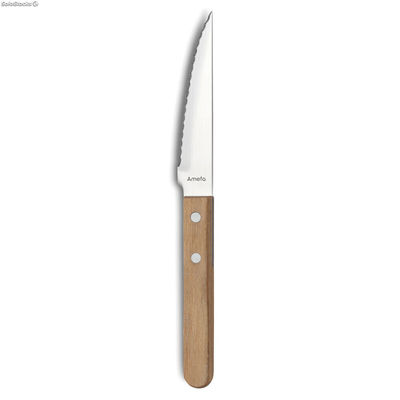 Nóż do Mięsa Amefa Pizza Bois Metal Drewno (21 cm) (Pack 12x)