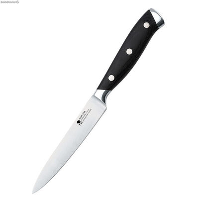 Nóż Szefa Kuchni Masterpro BGMP-4306 12,5 cm Czarny Stal nierdzewna Stal nierdze