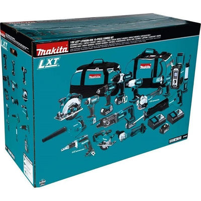 Nueva Makitas Lxt1500 Combo de ion de litio Lxt de 18 voltios