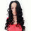 Nuevo pelo sintético 26&amp;quot; brasileño larga onda peluca negra mujer afroamericana - Foto 2