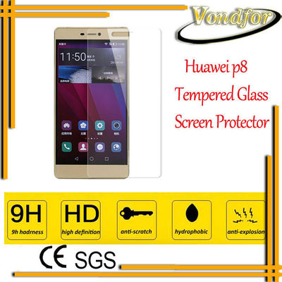 Nuevo producto protector pantalla vidrio templado Huawei P8 precio fábrica