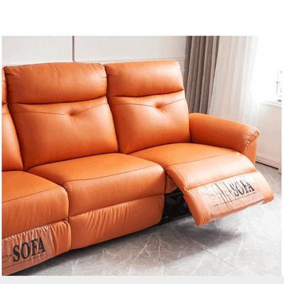Nuevo sofá con función de cuero Space Capsule, moderno sofá minimalista para
