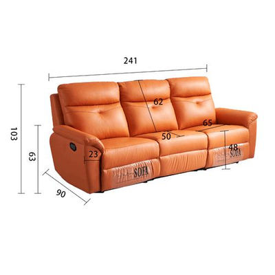 Nuevo sofá con función de cuero Space Capsule, moderno sofá minimalista para - Foto 5