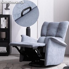 Nuevo sofá eléctrico funcional de tela de un solo asiento moderno minimalista gr