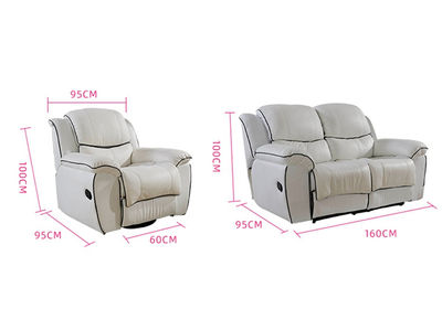 Nuevo sofá Función reclinable Home Theater Vip Lounge Sofá individual doble para - Foto 5
