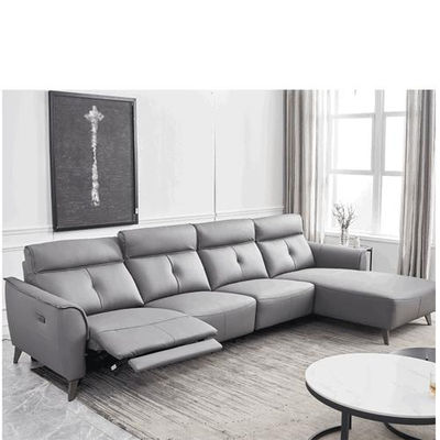 Nuevo sofá funcional de cuero minimalista italiano para sala de estar, sofá