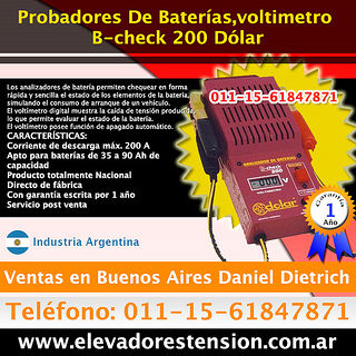 Nuevos Analizadores de Baterías / Marca Dolar Lider en Argentina - Foto 3