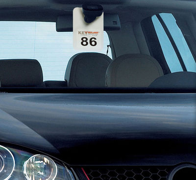 Nummerierte Schilder zur Kennzeichnung von Fahrzeugen in Werkstätten und Parkhäu - Foto 2