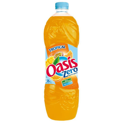 Oasis Boisson tropical/Zero sucres ajoutés : la bouteille de 2L - Photo 4