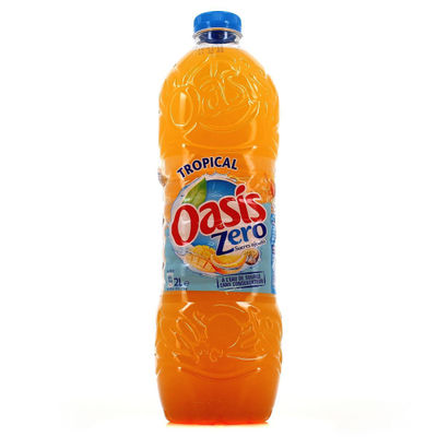Oasis Boisson tropical/Zero sucres ajoutés : la bouteille de 2L - Photo 5